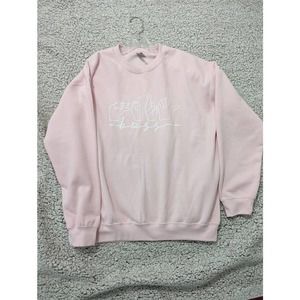 Girl Boss Crewneck in Pink